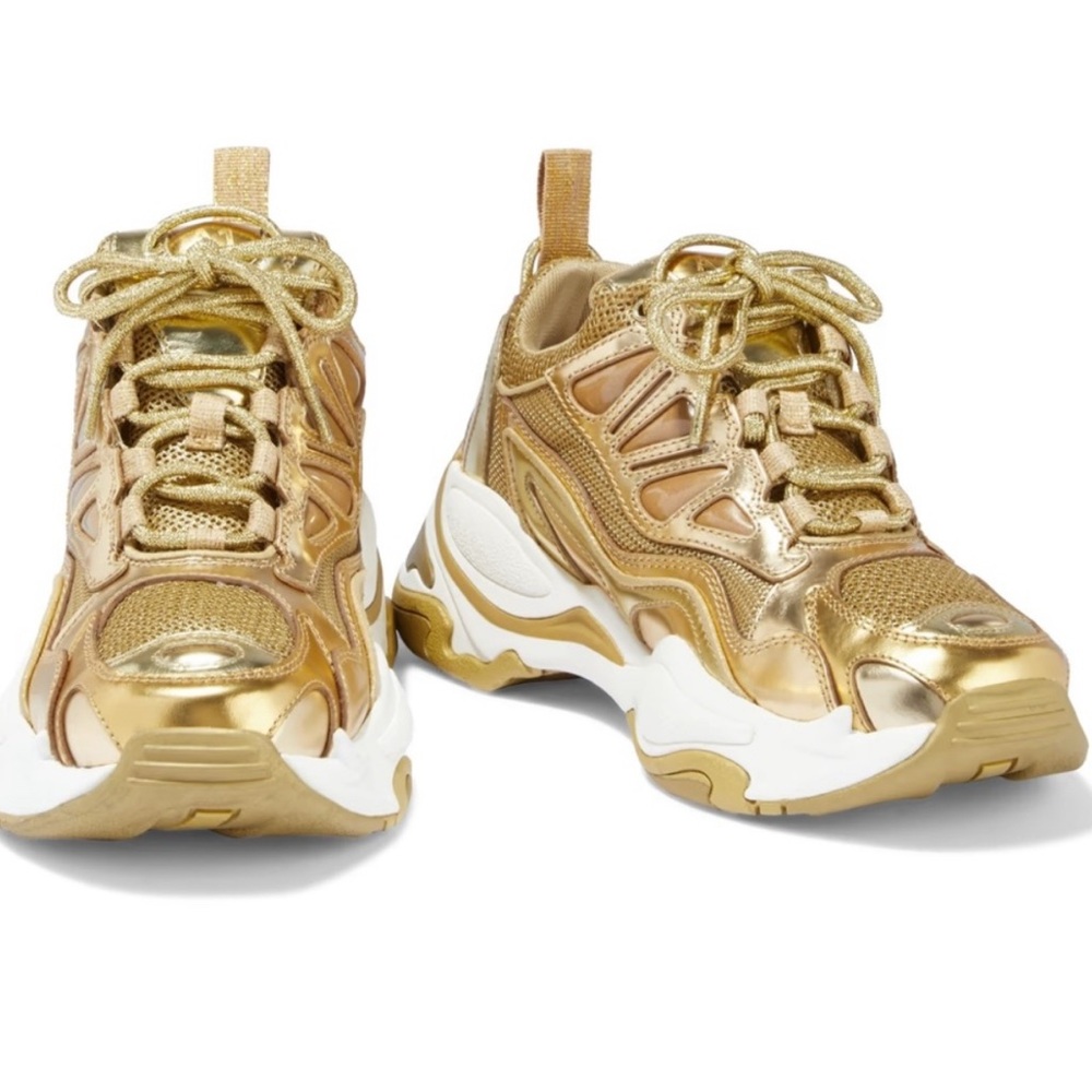 Sandro Gold Sneakers